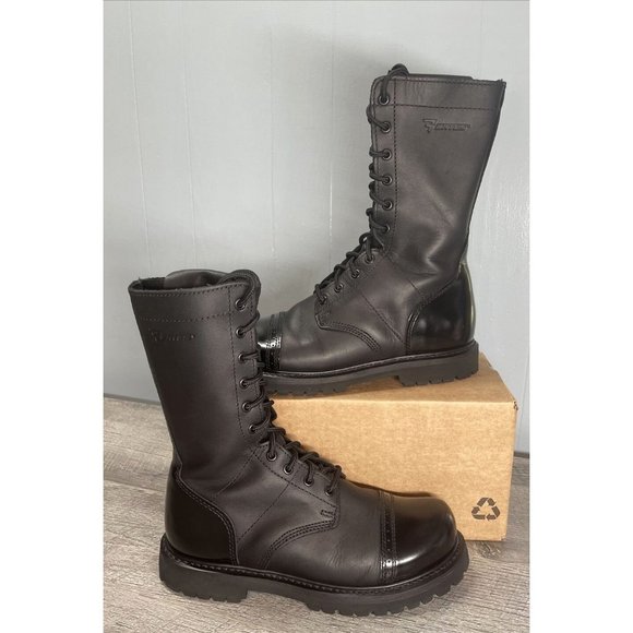 Bates Shoes Bates Paratrooper Boots Mens 9 Wide Black Combat Zip